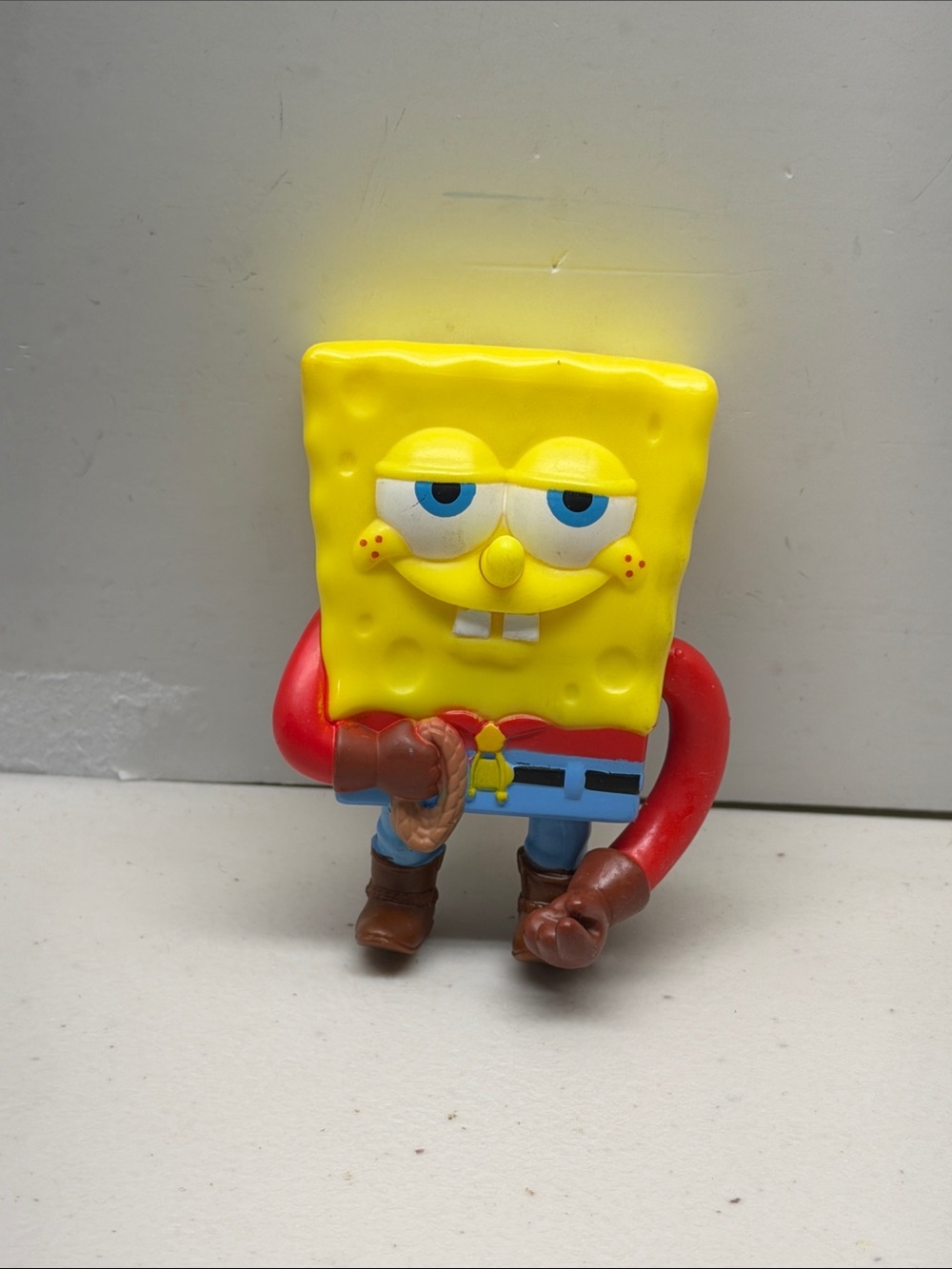 2008 Spongebob Squarepants Burger King Pest Of The West Action Figure Cowboy